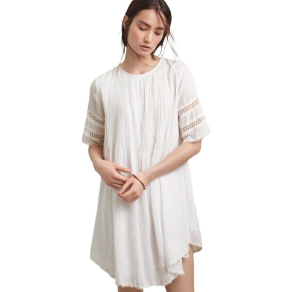 Wilfred White Pleated Dress - Picture 4 of 9